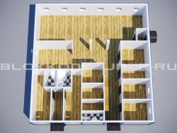Модульная столовая из блок-контейнеров в Астрахани